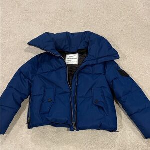 Zadig & Voltaire Kids Navy Puffer Jacket